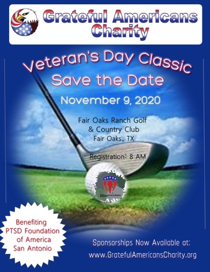 Save the date for the Veterans Day Classic at The Montecristo Apartments in Stone Oak, San Antonio.