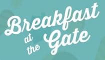 San Antonio Apartments: Breakfast at the gate logo.