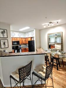 One Bedroom Apartments in San Antonio, TX - Model Kitchen with Breakfast Bar